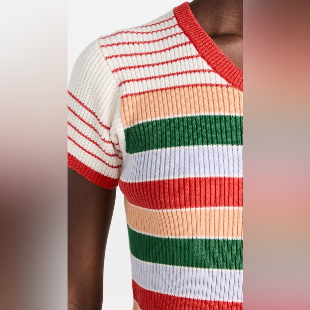 MOTHER The Itty Bitty Scoop Neck Tee Large - Picture 2 of 8